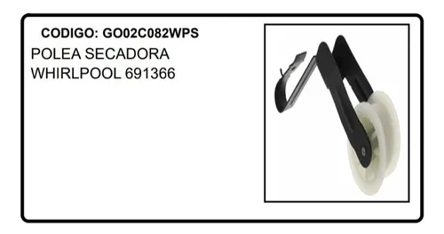 Polea Secadora Whirlpool
