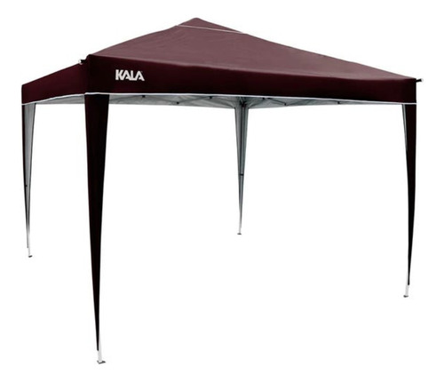 Tenda Gazebo Dobrável 3m X 3m Em Poliéster Kala Cor Marrom