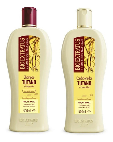 Condicionador E Shampoo Tutano  Ceramidas Bio Extratus 500ml