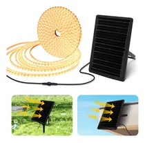 Comprar Tiras Led Solar 20m 200w Decoración Exterior Led Luz Blanco