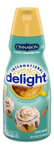 Delight Crema Liquida Sabor Cinnamon Roll 946ml Importado