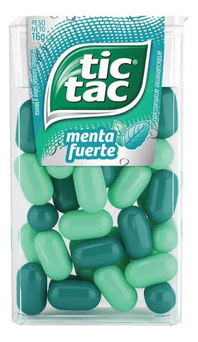 Tic Tac Menta Fuerte X12 Unidades