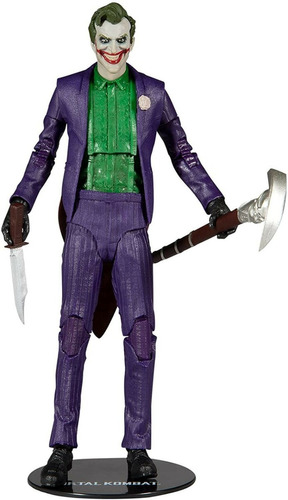 Figura Joker Mcfarlane Toys Mortal Kombat Dc Comics Multiver