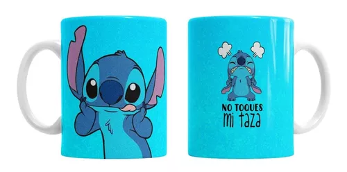 Taza Stitch Celeste Cilindrica - Ojalá te Pase