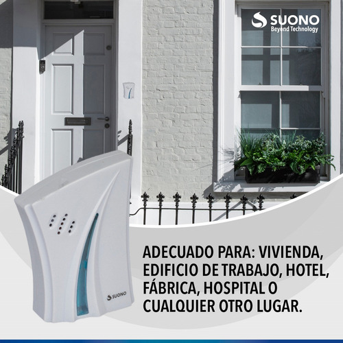 Timbre Inalámbrico Suono Musical A Pilas