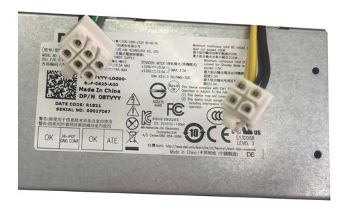 Fuente de poder para PC Dell L200AS-00