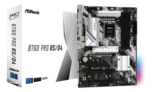 Placa Madre Asrock B760 Pro Rs-d4 Para Intel 12th Y 13th Gen