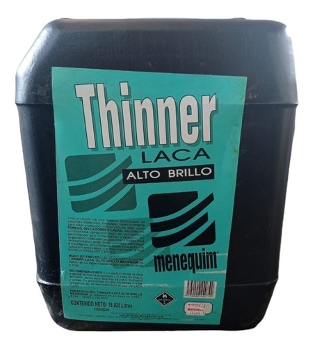 Thinner Laca Alto Brillo Cuñete - Menequim  