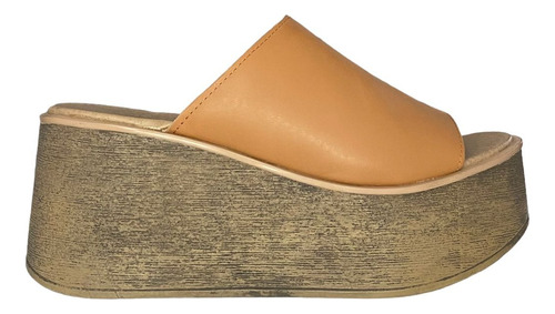 Sandalias Zuecos Mujer Cuero Valu Sandy Moda Verano Sposami 