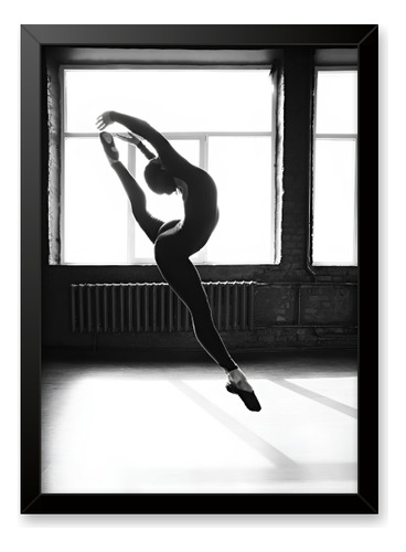 Quadro Bailarina, Quadro Com Moldura 33x24cm