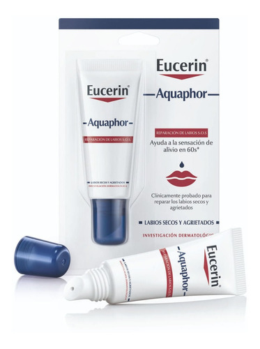 Aquaphor Reparación De Labios - Eucerin 10 Ml