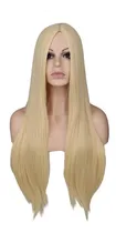 Comprar Peluca Lacia Rubia Simil Natural Sin Flequillo Uso Diario 