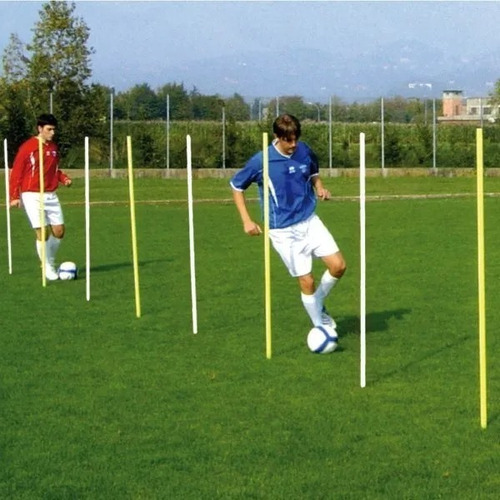 Baston Slalon 1m Dribling Resorte Entrenamiento Coordinacion