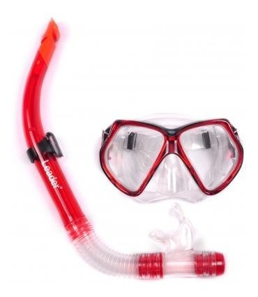 Kit Para Mergulho E Natação Com Máscara E Snorkel