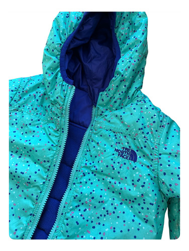 Campera Puffer Reversible The North Face Niña, 4t (Usado)