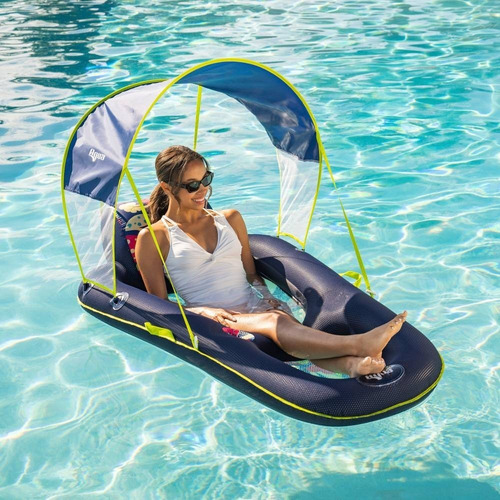 Aqua Flotador Inflable Para Alberca Con Techo Abatible Upf50