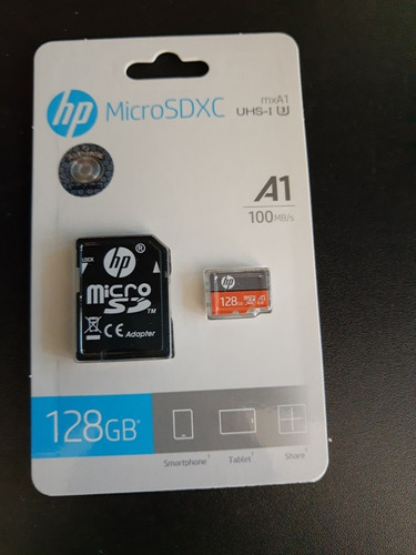 Hp Micro Sdxc Ush-3 A1 High Speed 128gb