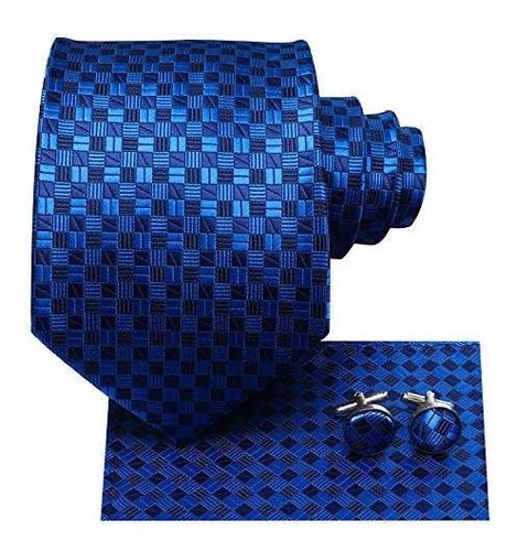 Vínculos Azules Reales De Corbata Para Hombres Papas Nzmcc