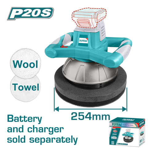 Pulidora 254mm 20v 2500rpm Industrial - Topli2001
