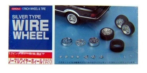 Fujimi 1/24 Wheel Silver Wire Type 19170 Milouhobbies