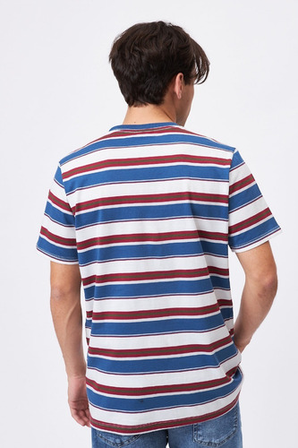 Imagen 2 de 7 de Remera Dreamless Stripe Rvca Hombre