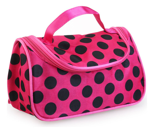 Bolsa De Maquillaje De Viaje Con Cremallera Y Estampado De P