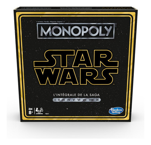 Juego de mesa Monopoly Star Wars: The complete saga edition Hasbro E8066