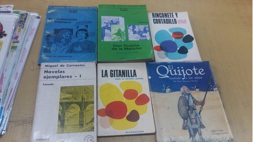 Miguel De Cervantes Don Quijote De La Mancha Lote X 6 Libros