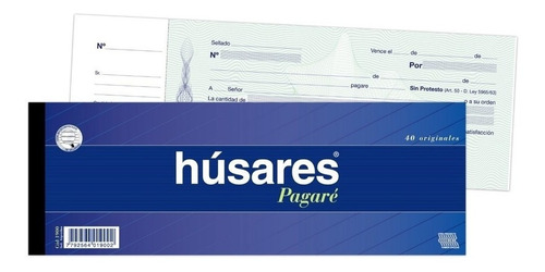 Talonario Husares Pagare Original Cod 1900