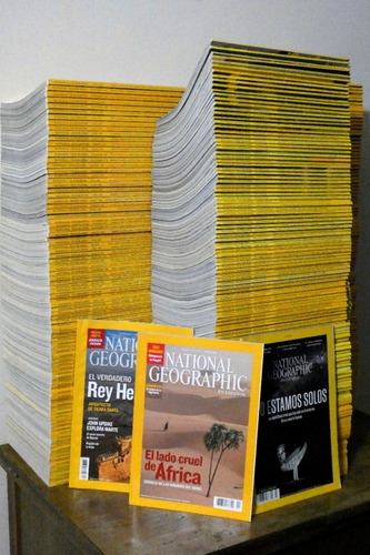 320 Revistas  National Geographic + Mapas - Laminas