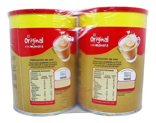 Coffe Mate Duo Sustituto De Crema  Pack 980 Gr C/u Nestle