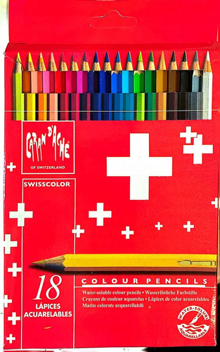 Lapiz Color Caran D'ache Swisscolor Caja X 18 C