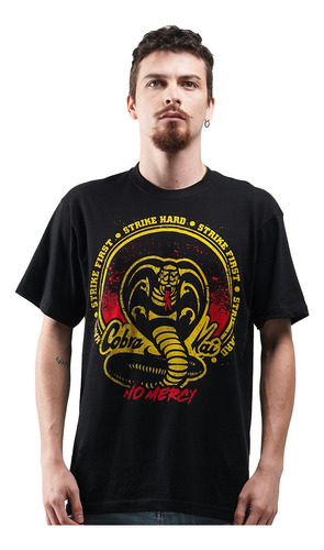 Camiseta Cobra Kai Logo Rock Activity Soft