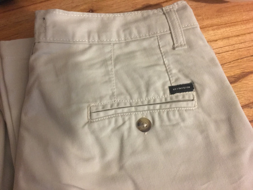 Pantalon Kevingston Gabardina Color Beige Claro Talle 40