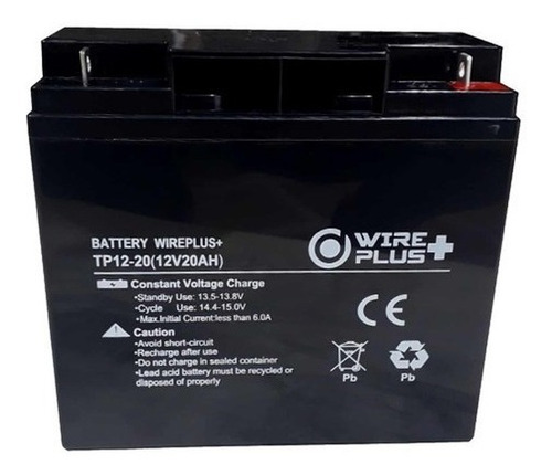 Imagen 2 de 2 de Batería Ups 12v 20ah Pila Alarma Cerco Electrico Tienda