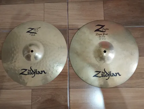 Zildjian Z Custom Dyno Beat & Z3 (top) 14 Hi Hat | MercadoLivre