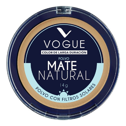 Polvos Mate Natural Vogue Color Moreno