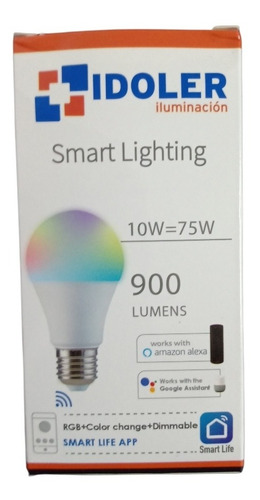 Imagen 1 de 1 de Foco Led Wifi 10w 900 Lúmenes Smart Life