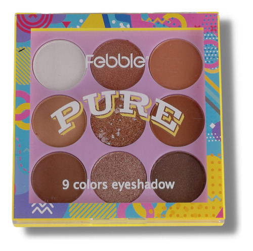 Febble Paleta De 9 Sombras Nude Matte Y Satinadas 3 Modelos 