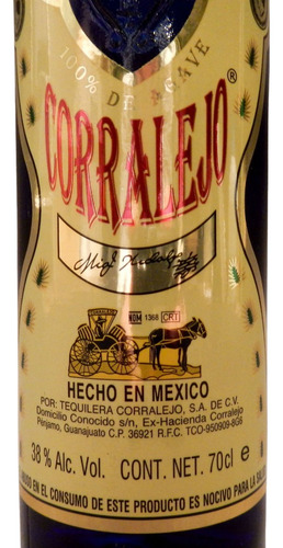 Tequila Corralejo 700ml - mL a $271