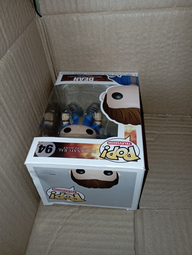 Funko Pop! Supernatural Dean Caja Dañada ° Vaulted Retirado (Usado)