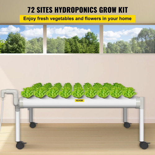 Sistema De Cultivo Lechugas Hidropónico 72 Plantas 1 Capa