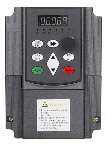 Inversor Frequência 7cv 5,5kw 220v/220v 20a Mono/trifásico