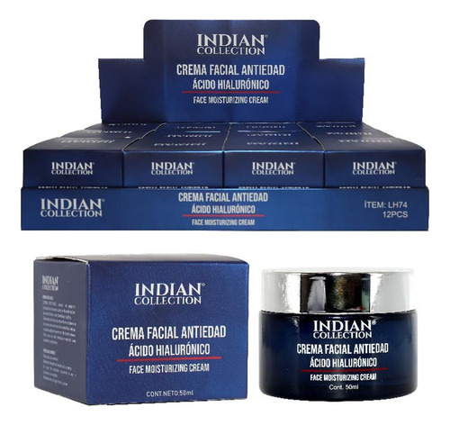 Crema Facial Ácido Hialurónico Hombre Flower Secret Men