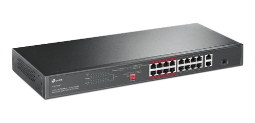 Switch Tp-link Tl-sl1218p 16 Puertos Poe + 2 Puertos Gigabit