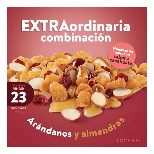 Hojuelas De Maíz Extra Arándano Con Almendras Kellog's 710 G