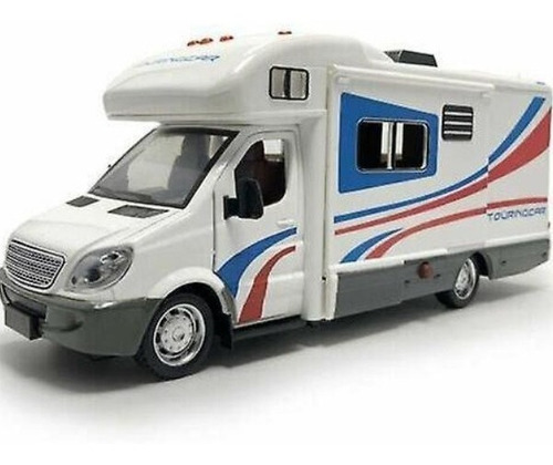 Modelo De Autocaravana De Lujo Toy A1 Fundido A Presión 1:32