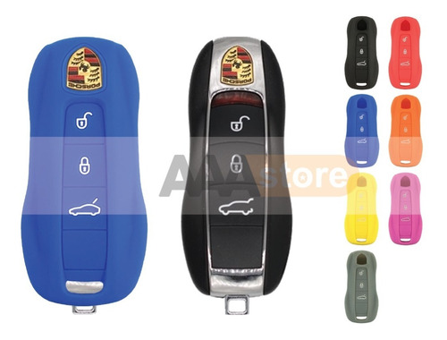 Funda Silicon Protector Llave Porshe Tipo Coche 