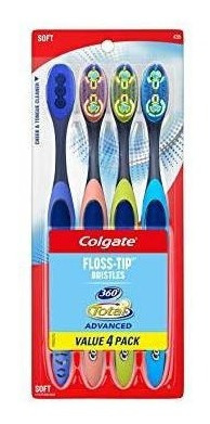 Colgate Total Advanced 360 ° Floss-tip Las Cerdas Del Cepill