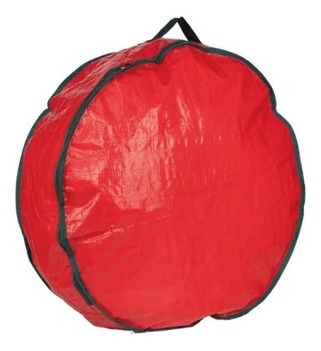 Bolsa Para Guirlanda De 16x60cm Com Alça Vermelho 01 Unidade